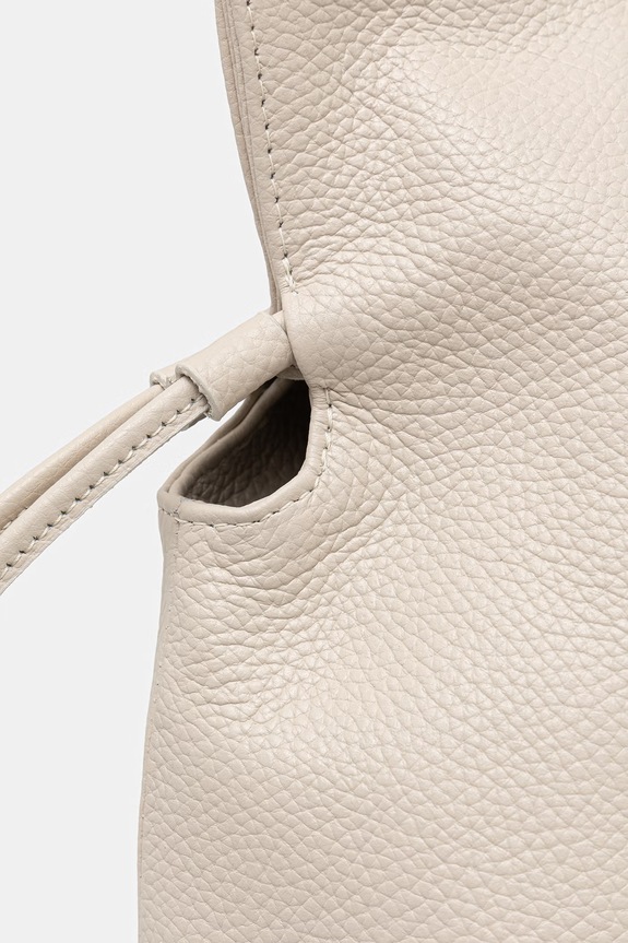 Answear.LAB kabelka typu shopper dámska kožená béžová SR51DL.PSR