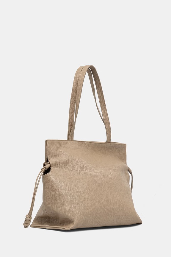 Answear.LAB kabelka typu shopper dámska kožená SR51DL.PSR béžová WS26