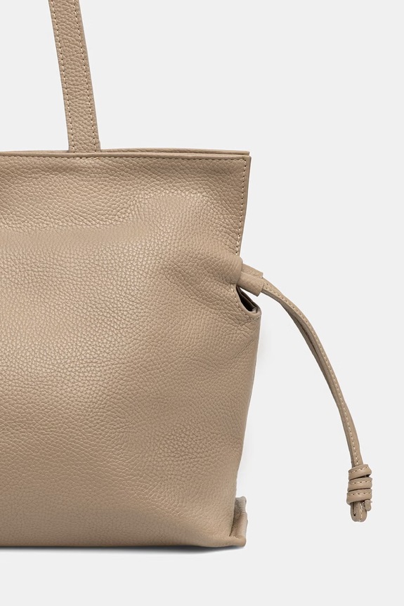 Doplnky Answear.LAB kabelka typu shopper dámska kožená SR51DL.PSR béžová
