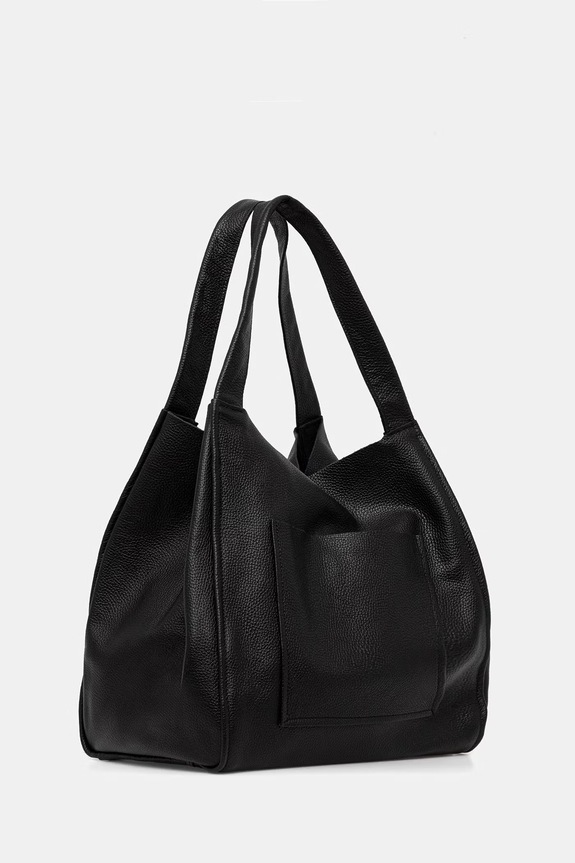 Answear.LAB torebka tote damska skórzana SR55DL.PSR czarny WS26