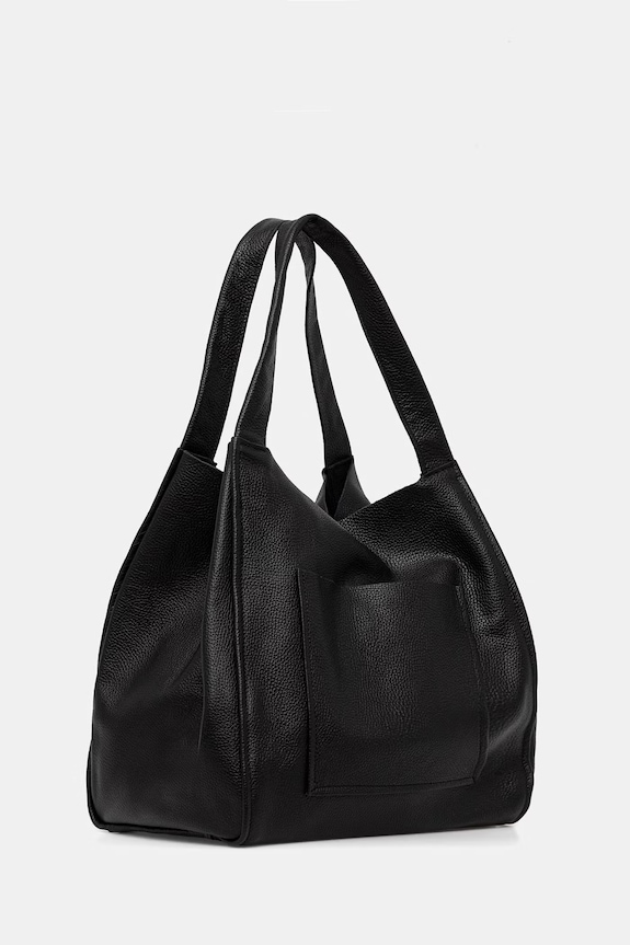 Answear.LAB torebka tote damska skórzana SR55DL.PSR czarny WS26
