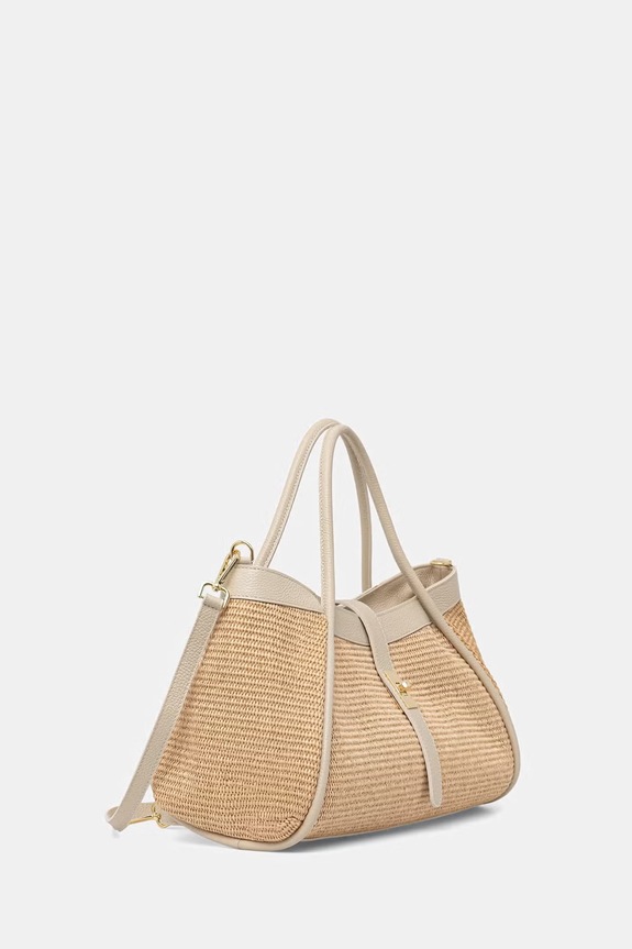 Answear.LAB torebka shopper damska pleciona say12013.ijk beżowy WS26