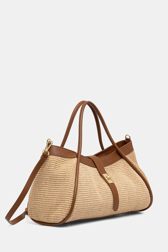 Answear.LAB torebka shopper damska pleciona say12013.ijk brązowy WS26