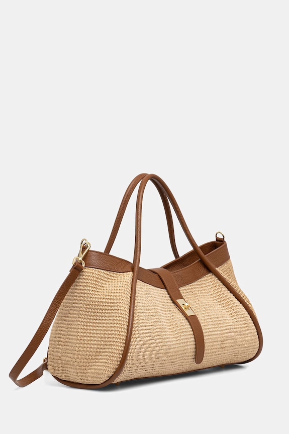 Answear.LAB torebka shopper damska pleciona say12013.ijk brązowy WS26