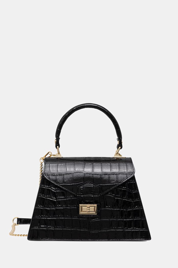 Answear.LAB torebka shopper damska skórzana czarny WQB1201.ijk