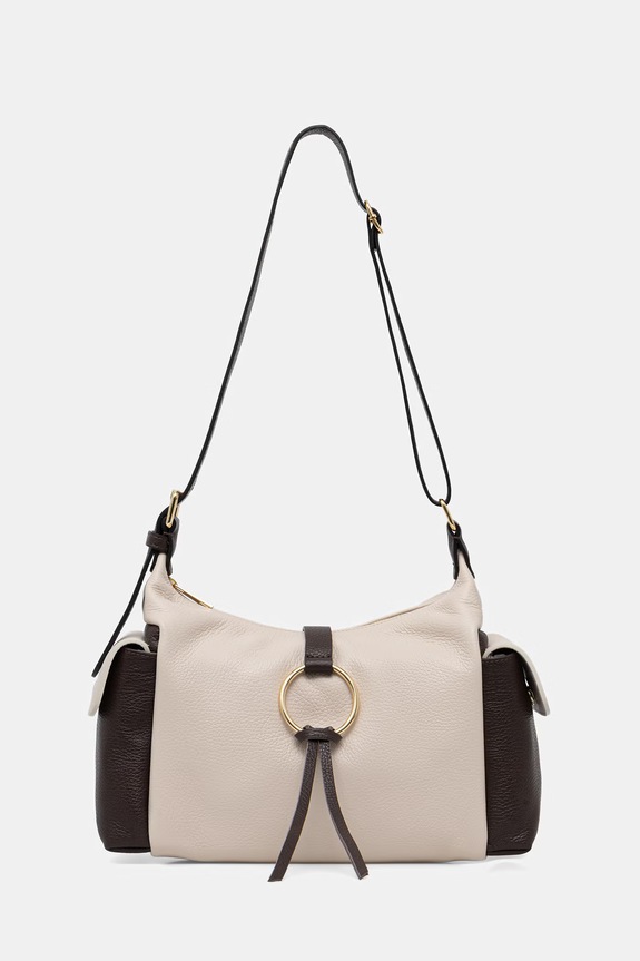 Answear.LAB torebka shopper damska skórzana beżowy LNT12027.ijk