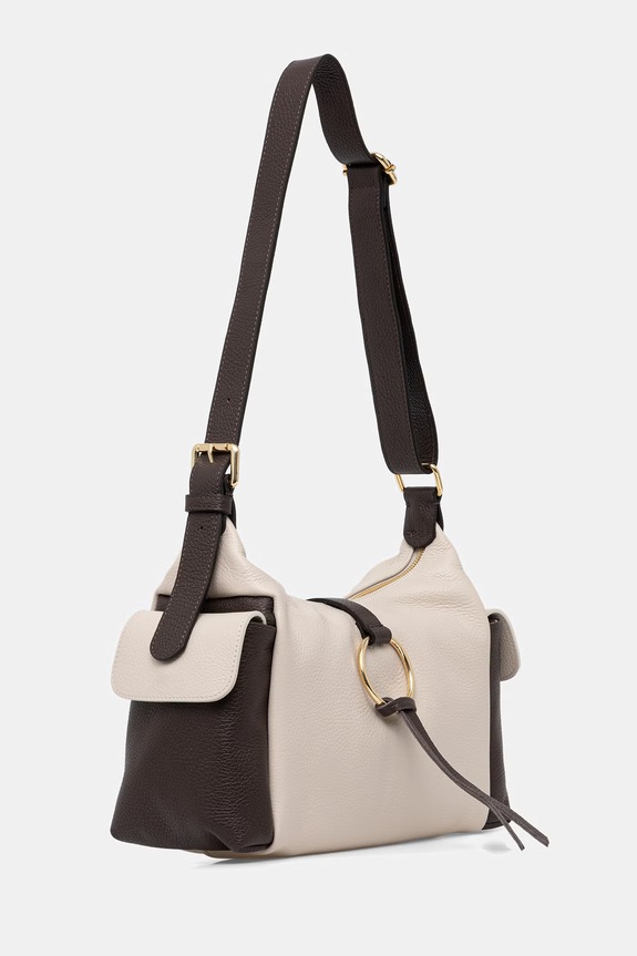 Answear.LAB torebka shopper damska skórzana LNT12027.ijk beżowy WS26
