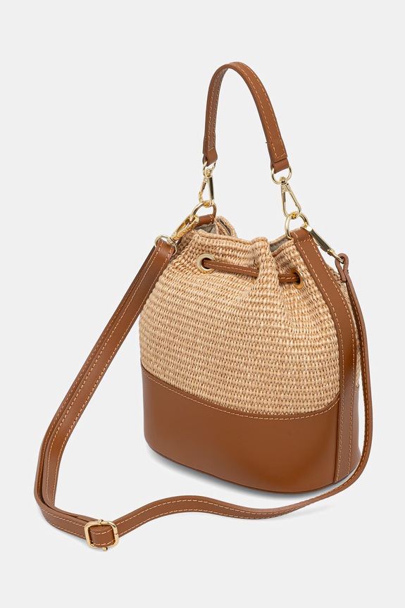 Akcesoria Answear.LAB torebka worek damska BKB10099.ijk brązowy
