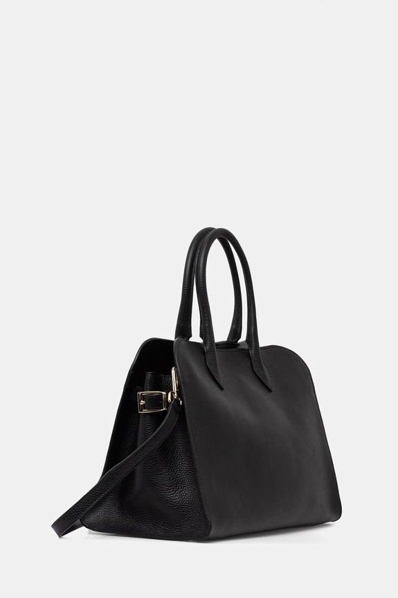 Answear.LAB torebka shopper damska skórzana hzb12055.ijk czarny WS26