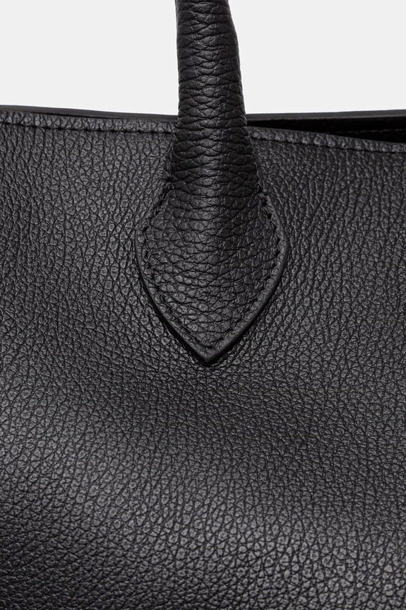 Answear.LAB torebka shopper damska skórzana czarny hzb12055.ijk