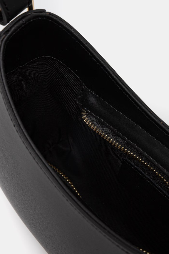 Answear.LAB τσάντα χιαστί γυναικεία δερμάτινη 2356.isr μαύρο