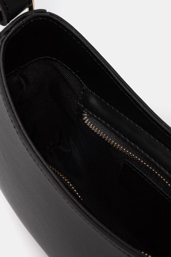 Answear.LAB τσάντα χιαστί γυναικεία δερμάτινη 2356.isr μαύρο