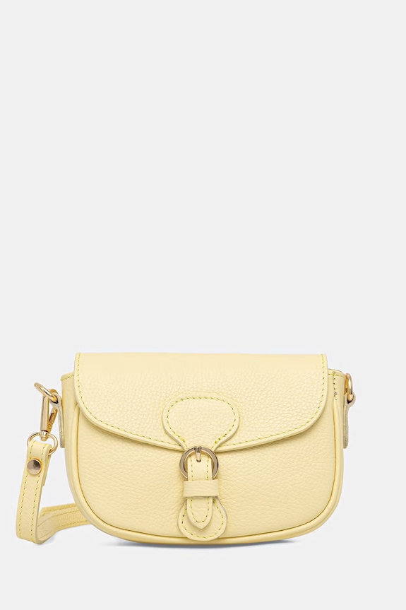 Answear.LAB torebka crossbody damska skórzana żółty 110506