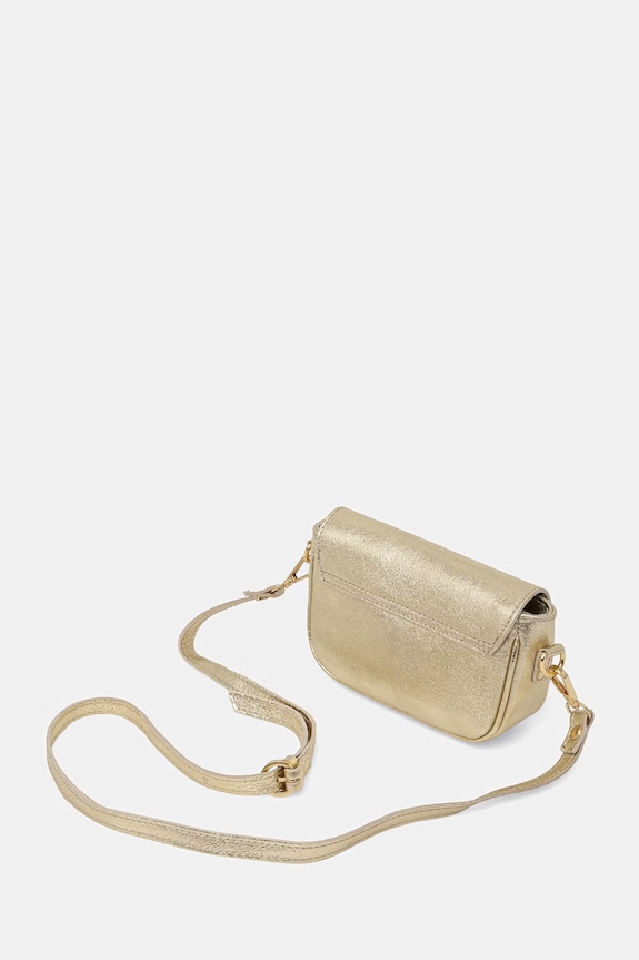 Akcesoria Answear.LAB torebka crossbody damska skórzana 110506 złoty