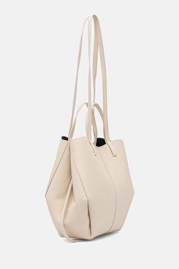 Answear.LAB torebka damska skórzana a00003-p.leather.ijk beżowy WS26
