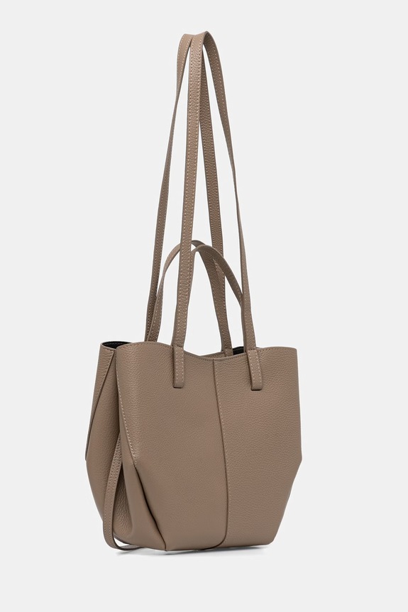 Answear.LAB torebka damska skórzana a00003-p.leather.ijk brązowy WS26