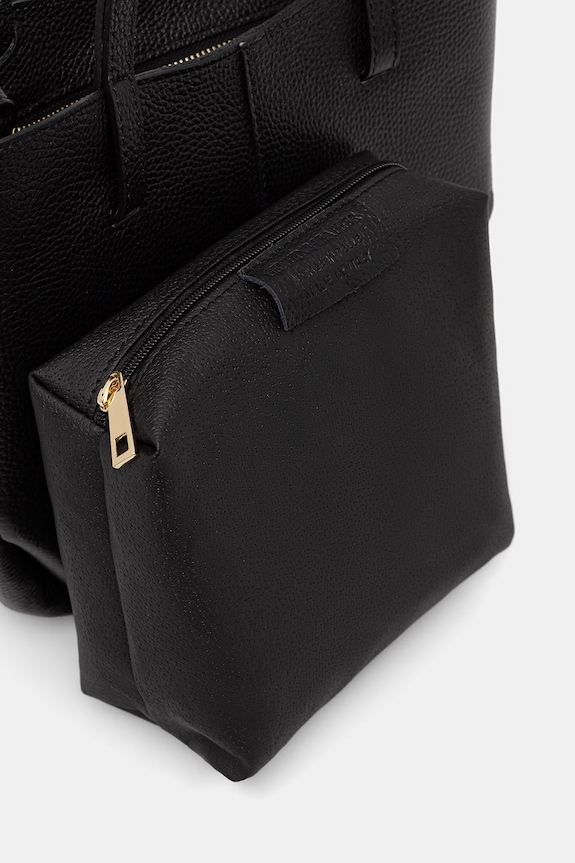 Answear.LAB torebka damska skórzana czarny a00003-p.leather.ijk