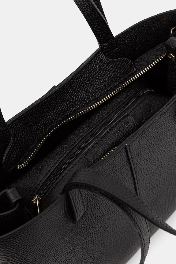 Answear.LAB torebka damska skórzana a00003-p.leather.ijk czarny