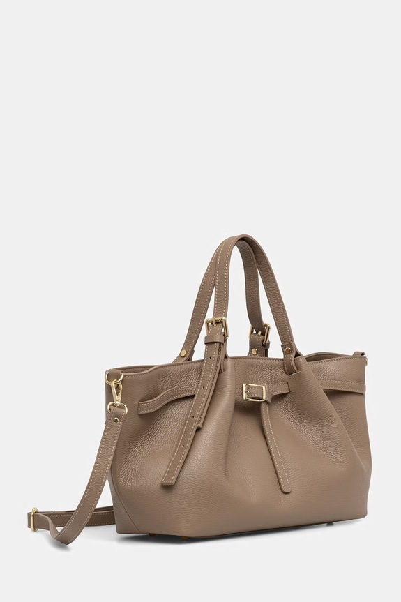 Answear.LAB torebka shopper damska skórzana A00117-G.ijk brązowy WS26