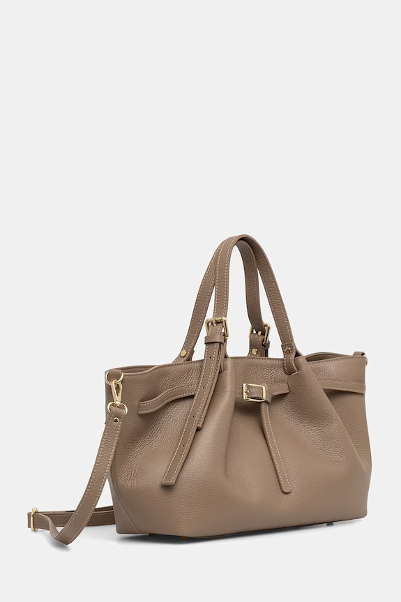 Answear.LAB torebka shopper damska skórzana A00117-G.ijk brązowy WS26