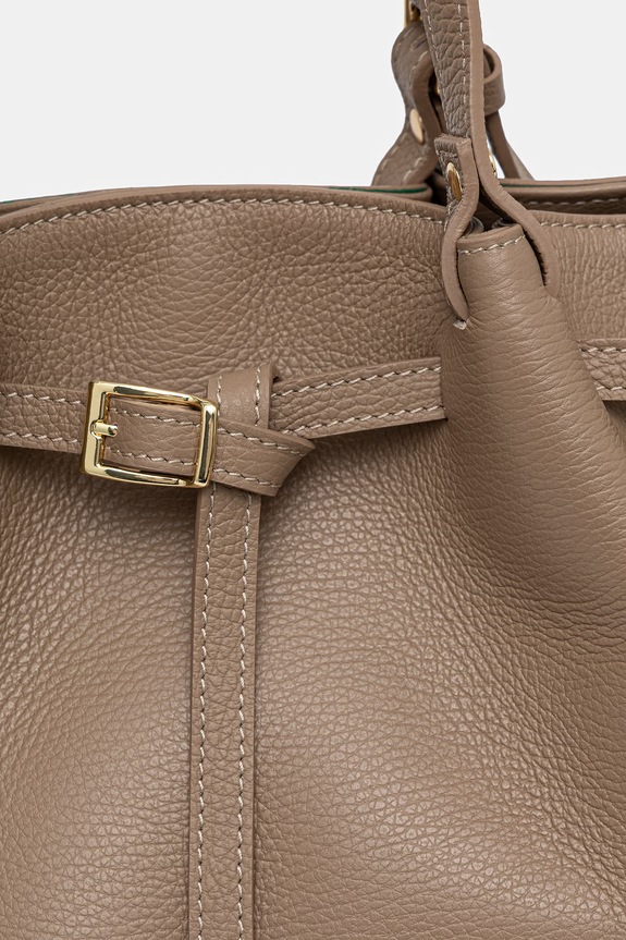 Answear.LAB torebka shopper damska skórzana brązowy A00117-G.ijk