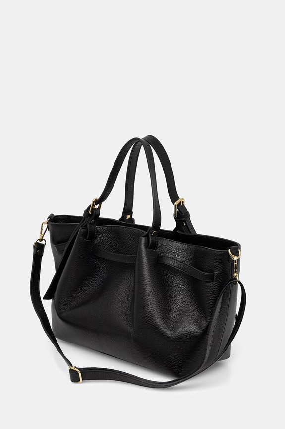 Akcesoria Answear.LAB torebka shopper damska skórzana A00117-G.ijk czarny