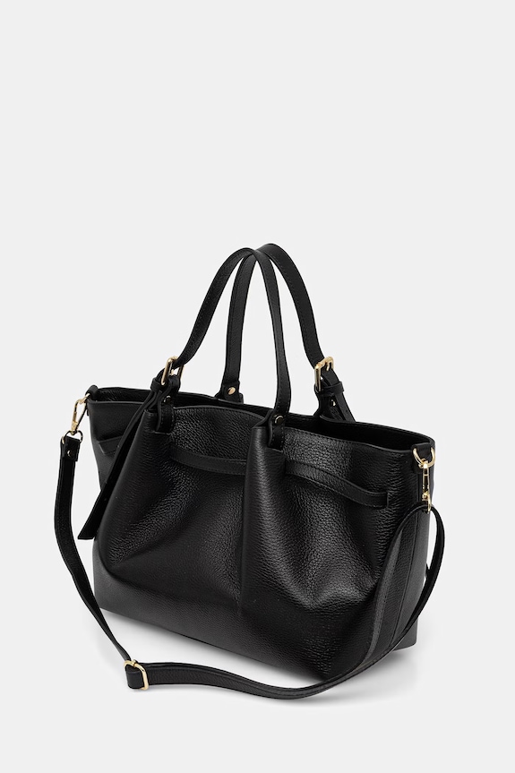Akcesoria Answear.LAB torebka shopper damska skórzana A00117-G.ijk czarny