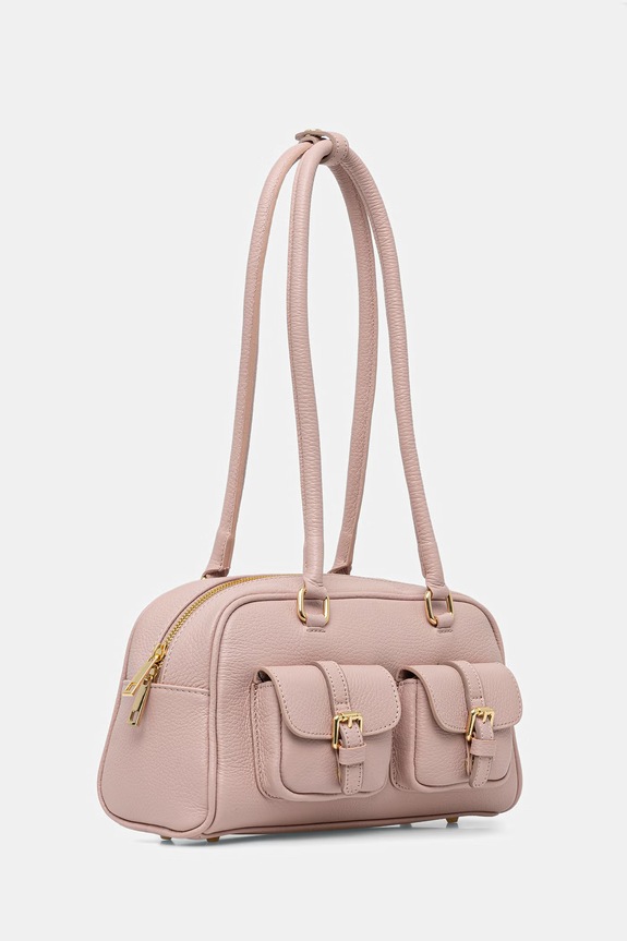 Answear.LAB torebka shopper damska skórzana A00120.ijk różowy WS26