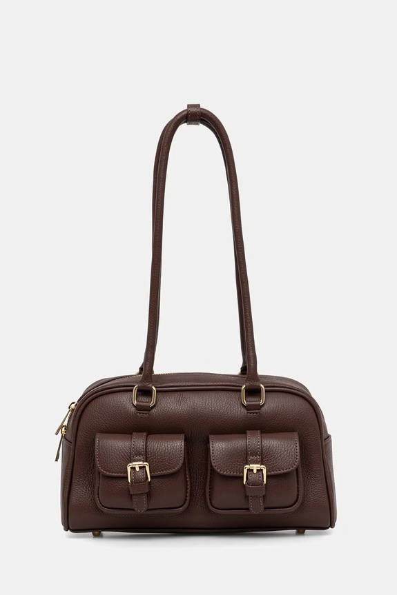 Answear.LAB torebka shopper damska skórzana brązowy A00120.ijk