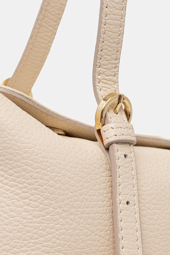 Answear.LAB torebka shopper damska skórzana beżowy A00107.ijk