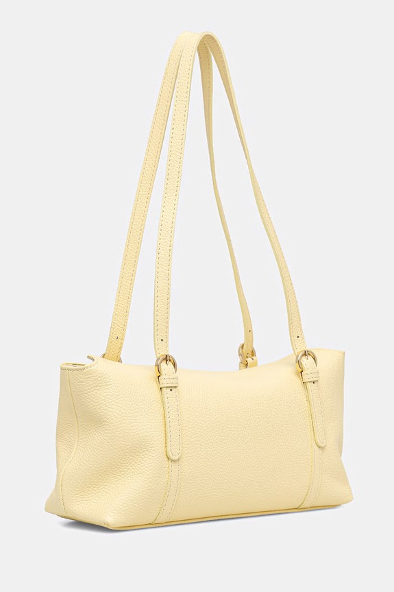 Answear.LAB torebka shopper damska skórzana A00107.ijk żółty WS26