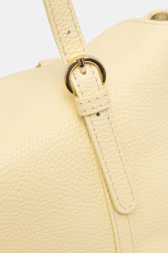 Answear.LAB torebka shopper damska skórzana A00107.ijk żółty