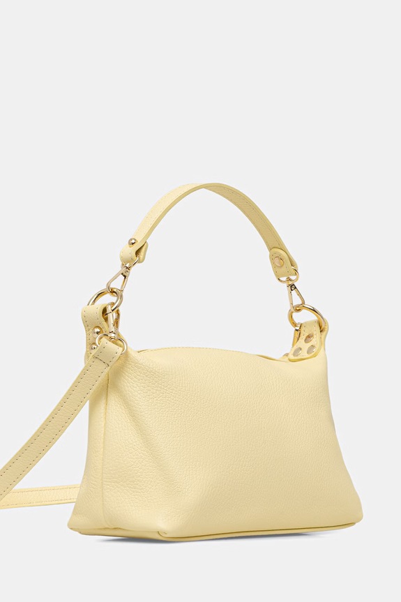 Answear.LAB torebka hobo damska skórzana A00122.ijk żółty WS26