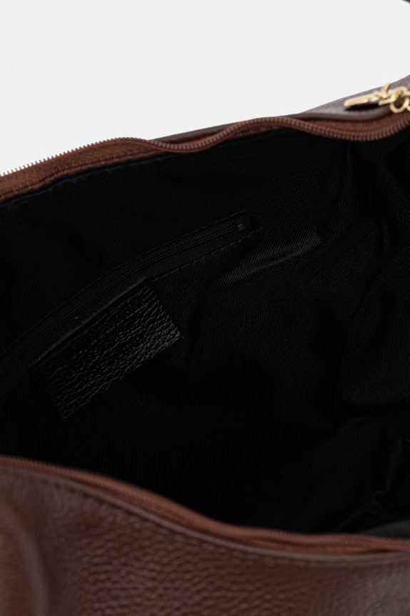 Answear.LAB torebka hobo damska skórzana A00112.ijk brązowy