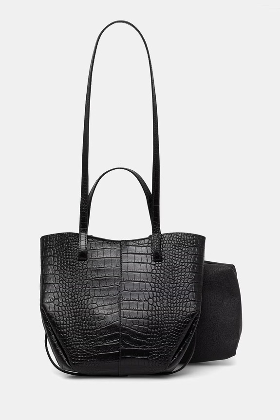 Answear.LAB torebka shopper damska skórzana czarny H00130.ijk