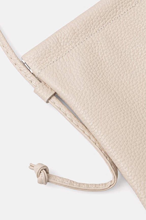 Answear.LAB torebka crossbody damska skórzana beżowy 44886.isr