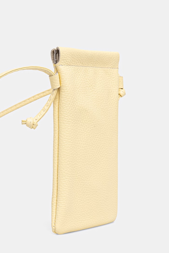 Answear.LAB torebka crossbody damska skórzana 44886.isr żółty WS26