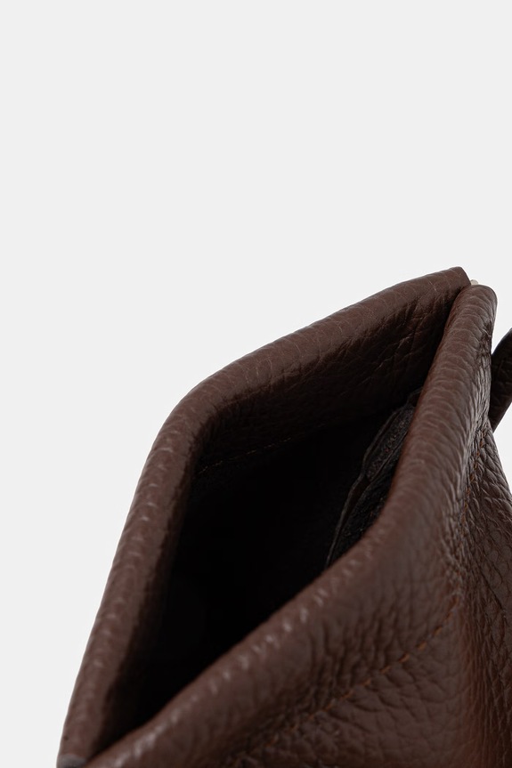 Answear.LAB geantă crossbody pentru femei, din piele 44886.isr maro