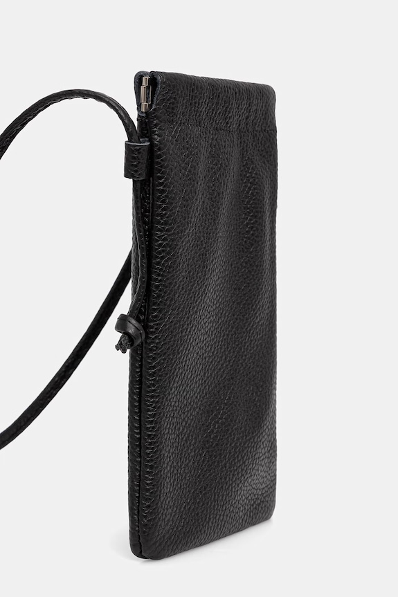Answear.LAB torebka crossbody damska skórzana 44886.isr czarny WS26