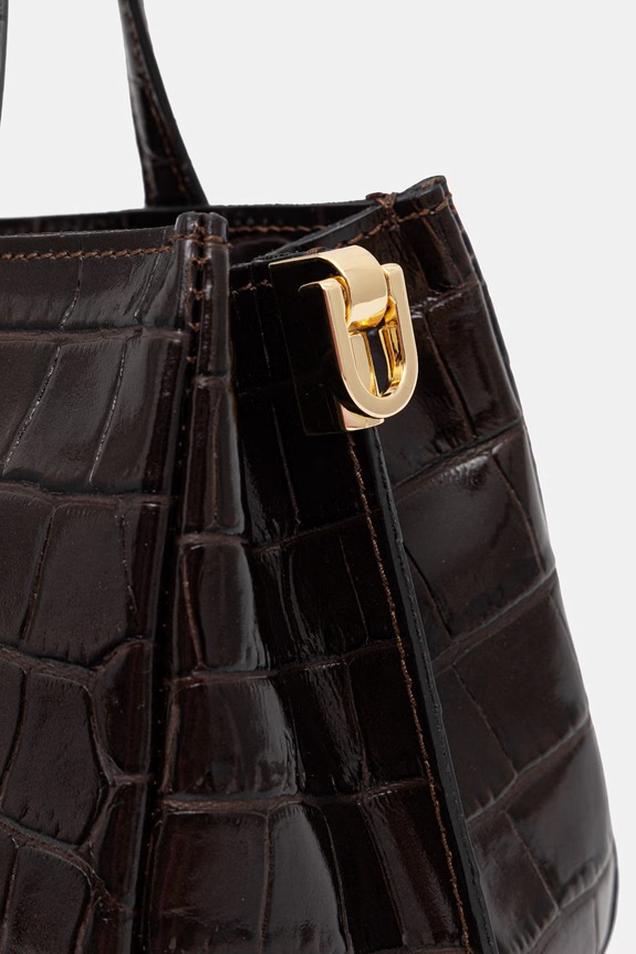 Answear.LAB torebka crossbody damska z imitacji skóry brązowy MBP174HG1.ijk