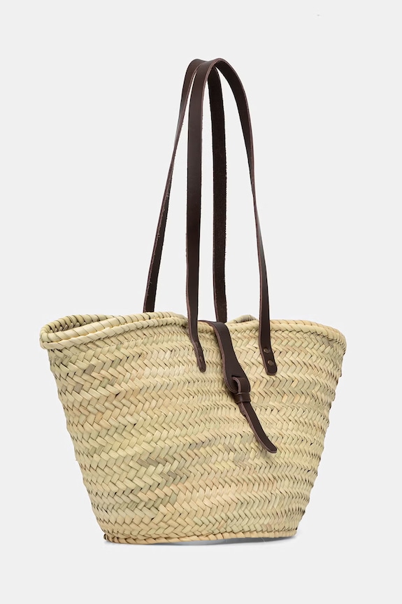 Answear.LAB τσάντα shopper γυναικεία πλεγμένη 42202.hak μπεζ WS26
