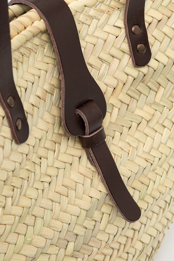 Answear.LAB τσάντα shopper γυναικεία πλεγμένη μπεζ 42202.hak