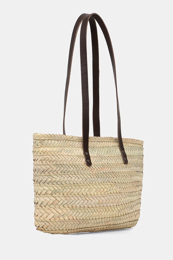 Answear.LAB torebka shopper damska pleciona DUBLIN.hak beżowy WS26