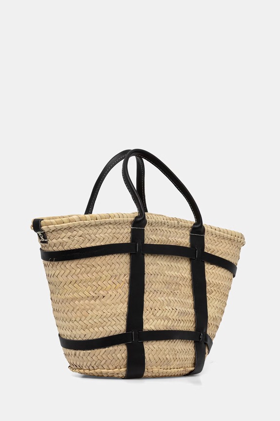 Answear.LAB τσάντα shopper γυναικεία πλεγμένη 95615.hak μπεζ WS26