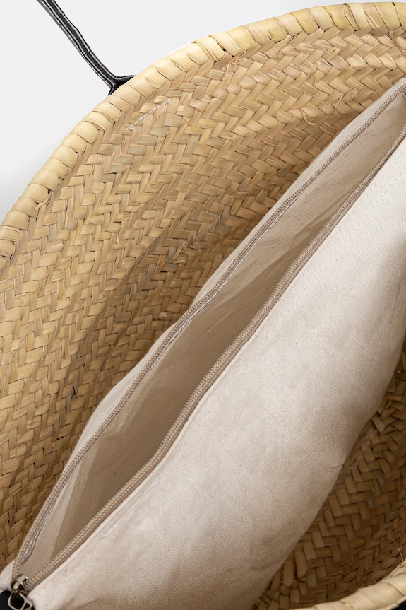 Answear.LAB τσάντα shopper γυναικεία πλεγμένη 95615.hak μπεζ