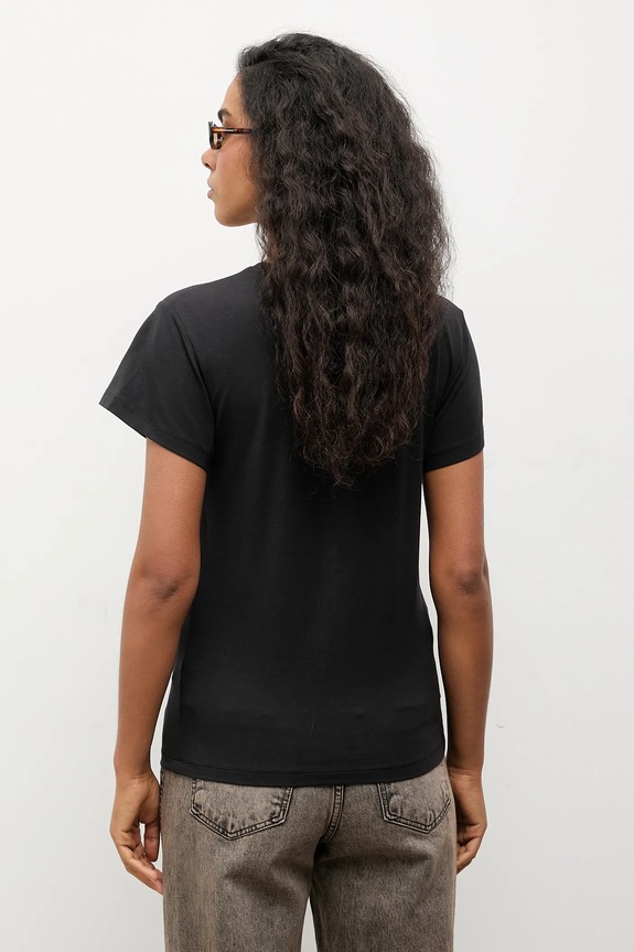 Odzież Answear.LAB t-shirt TR1.tok czarny