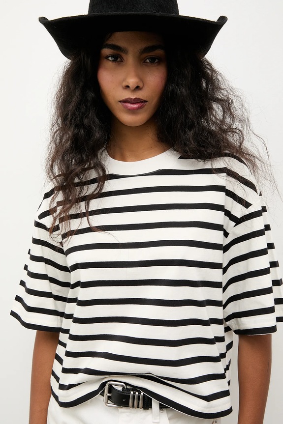 Answear.LAB tricou din bumbac curele alb TR4.tok