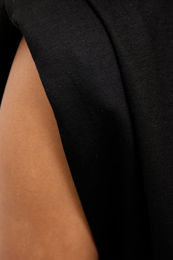 Answear.LAB T-shirt damski z wiskozy 71845.tok czarny