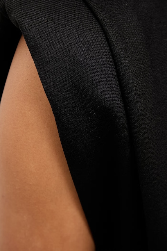 Answear.LAB T-shirt damski z wiskozy 71845.tok czarny