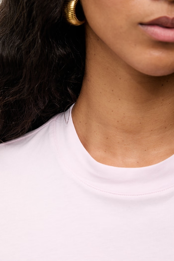 Answear.LAB tricou basic pentru femei, din bumbac TR2.2.tok roz